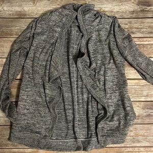 Athleta open front hoodie grey size large